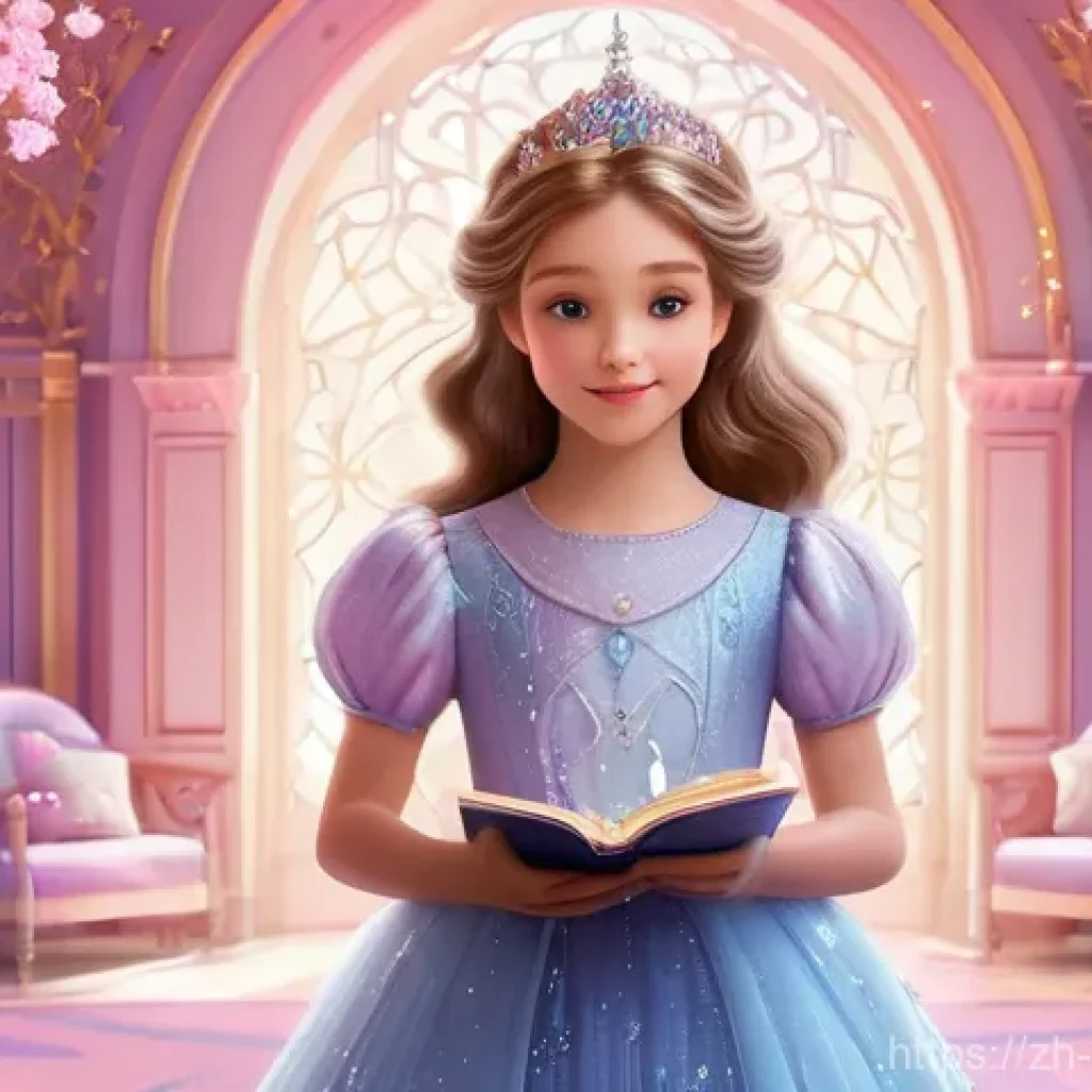 소피루비 시즌별 변화 - **Prompt 1: The Curious Princess with Her Magical Journal**
A pure and innocent young princess, ...