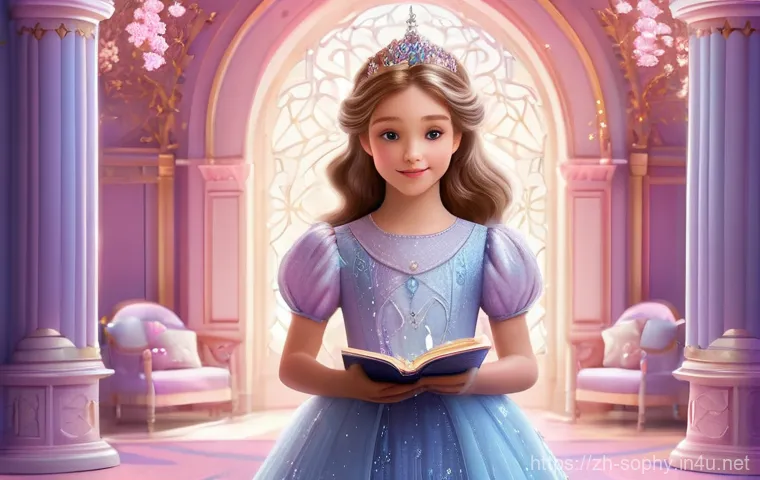 소피루비 시즌별 변화 - **Prompt 1: The Curious Princess with Her Magical Journal**
    A pure and innocent young princess, ...