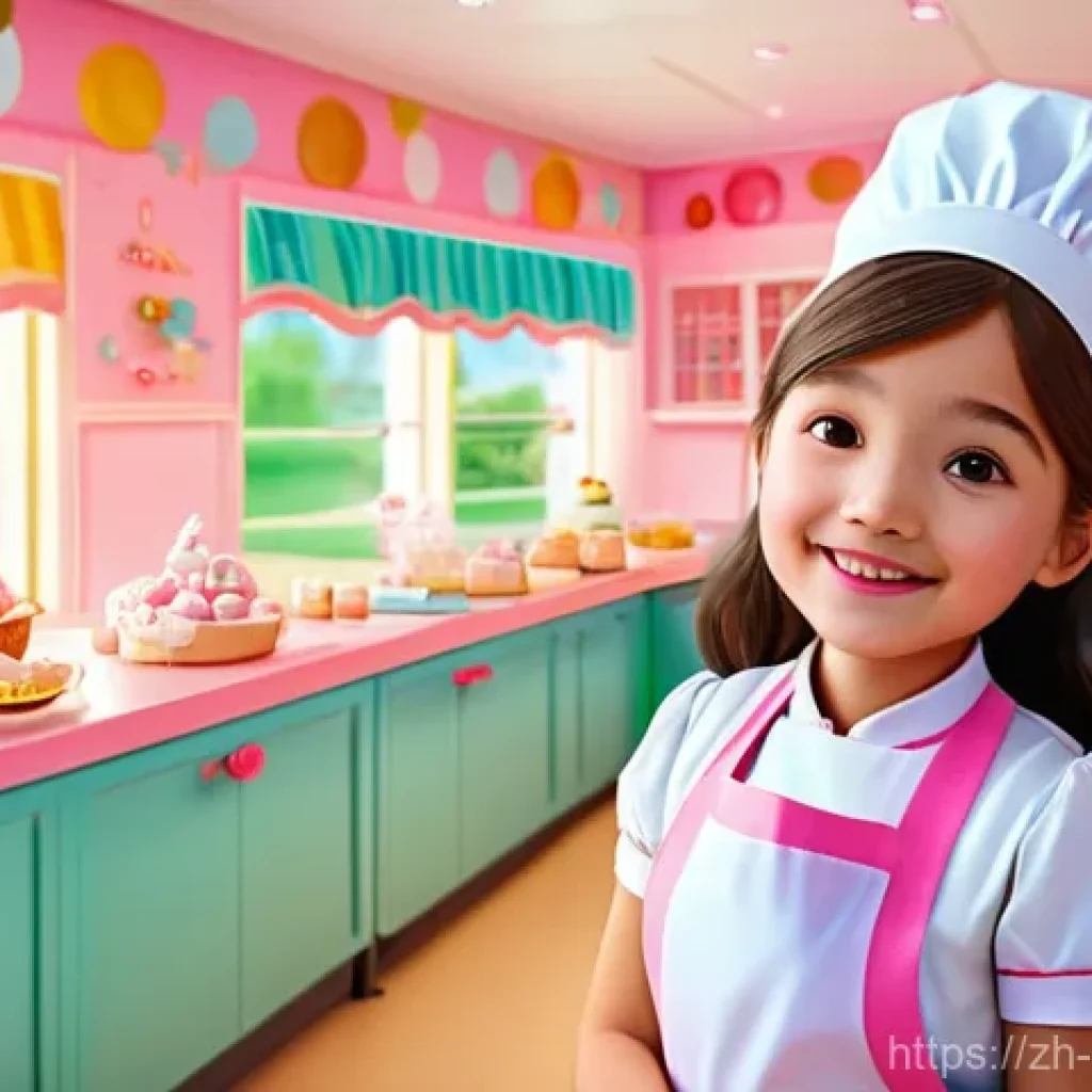 소피루비 애니메이션의 장점 - **Prompt:** A vibrant, fantastical scene featuring a joyful young girl, inspired by Sophie Ruby, dre...