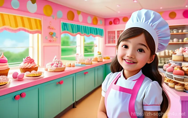 소피루비 애니메이션의 장점 - **Prompt:** A vibrant, fantastical scene featuring a joyful young girl, inspired by Sophie Ruby, dre...