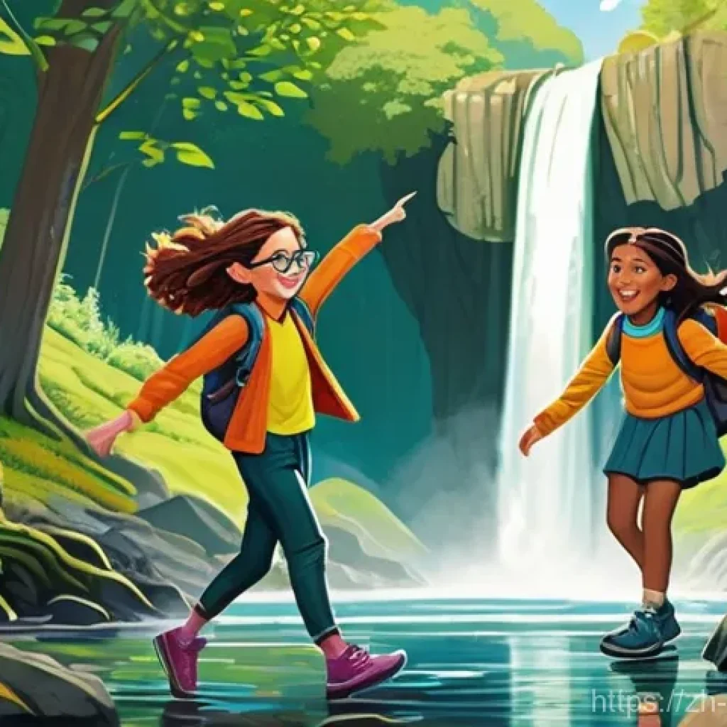 소피루비의 엔딩 스토리 - **A Vibrant Forest Adventure with Sophie and Friends**
An energetic animated illustration in a b...