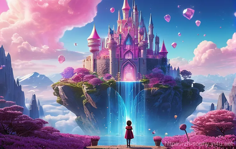 소피루비 시리즈 제작 동기 - **Character Shaping & Growth Trajectory:**
    A dynamic 3D animated scene in the "Sophie Ruby" styl...